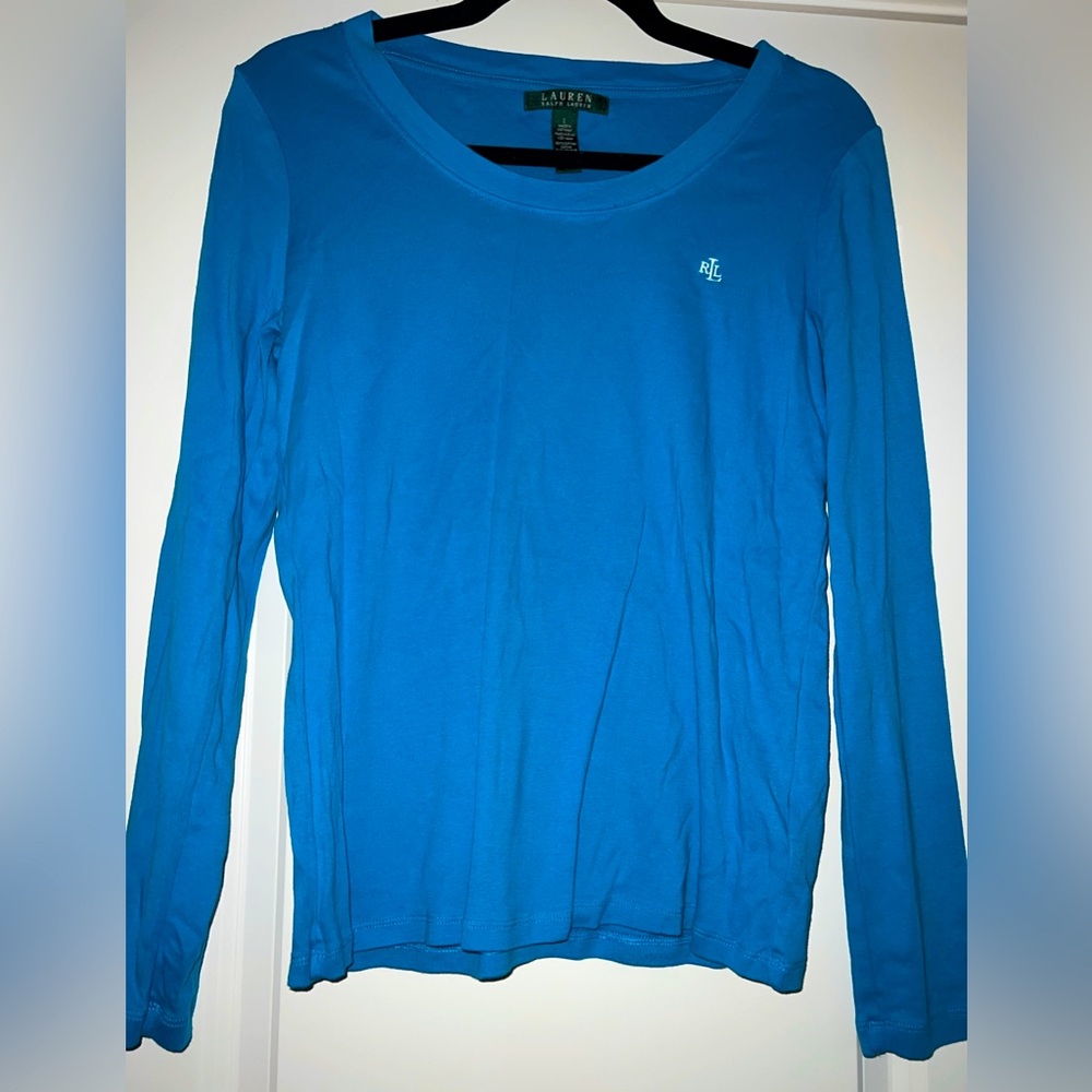 Blue/ Cyan long sleeve